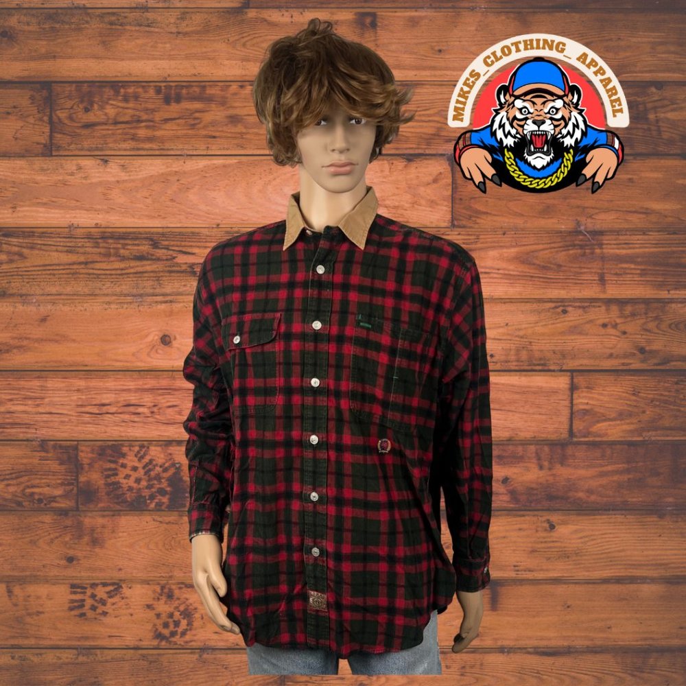 Tommy Hilfiger Full button down Medium Flannel